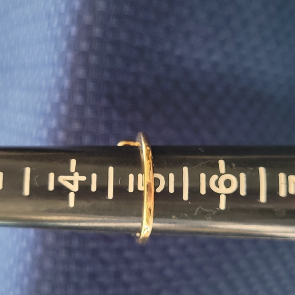 NEW. Sz.5, Vintage. Petite Heart CZ Goldtone Ring Lady Remington - Picture 13 of 13